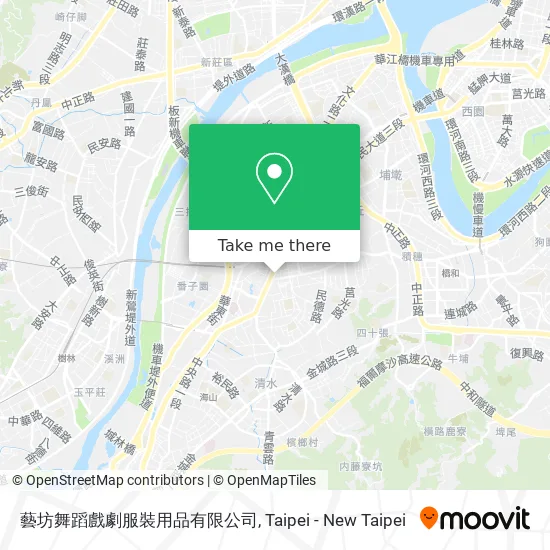 藝坊舞蹈戲劇服裝用品有限公司 map
