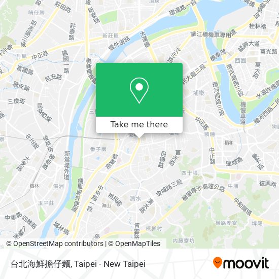 台北海鮮擔仔麵 map