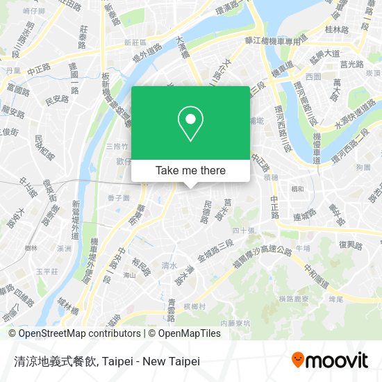 清涼地義式餐飲 map