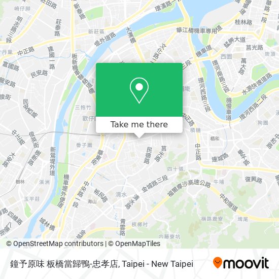 鐘予原味 板橋當歸鴨-忠孝店 map