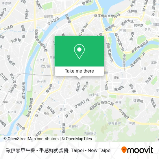歐伊囍早午餐 - 手感鮮奶蛋餅地圖