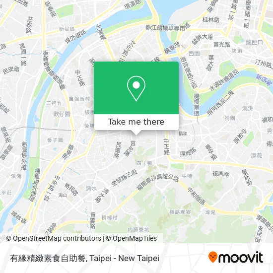 有緣精緻素食自助餐 map