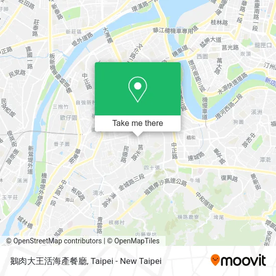 鵝肉大王活海產餐廳地圖