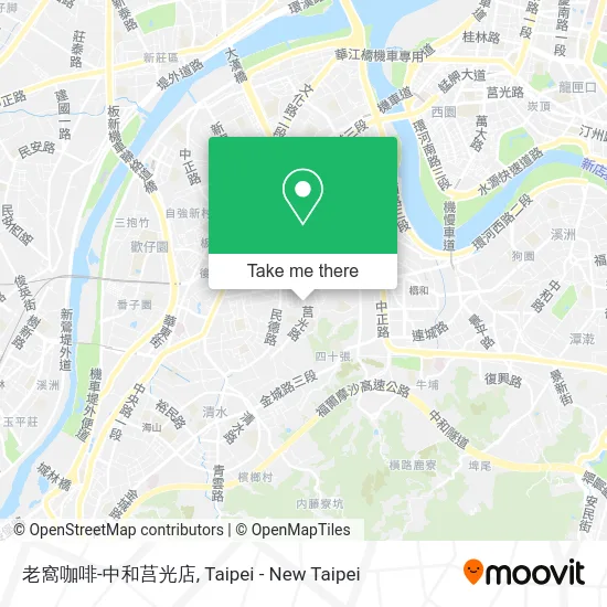 老窩咖啡-中和莒光店 map