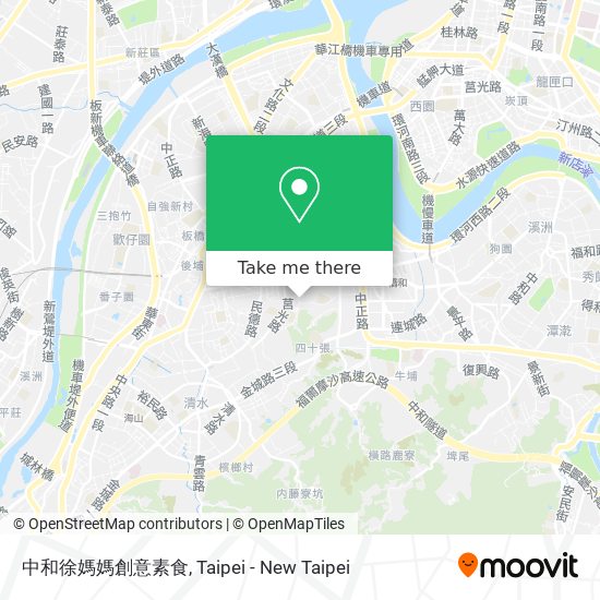 中和徐媽媽創意素食 map
