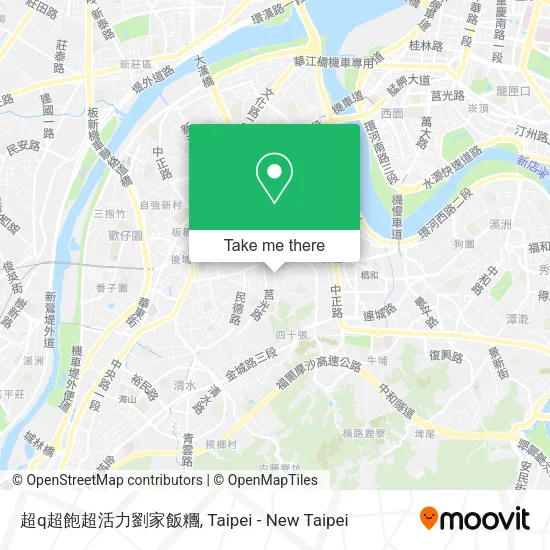 超q超飽超活力劉家飯糰 map