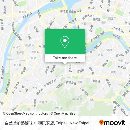 自然堂加熱滷味-中和民安店 map