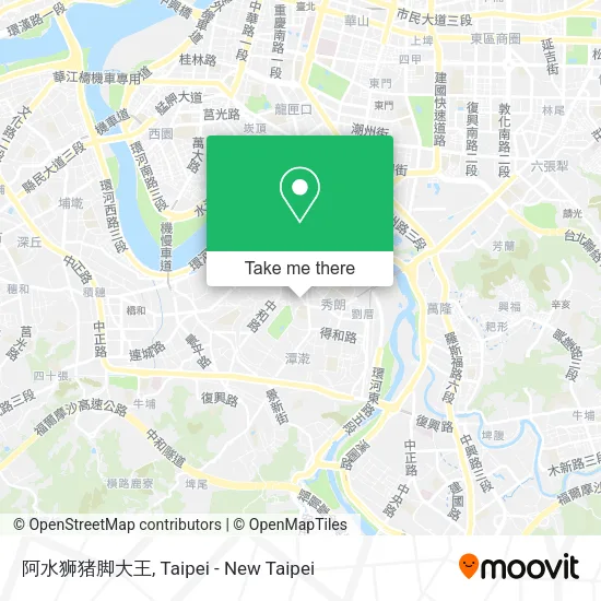 阿水狮猪脚大王地圖