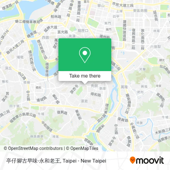 亭仔腳古早味-永和老王地圖