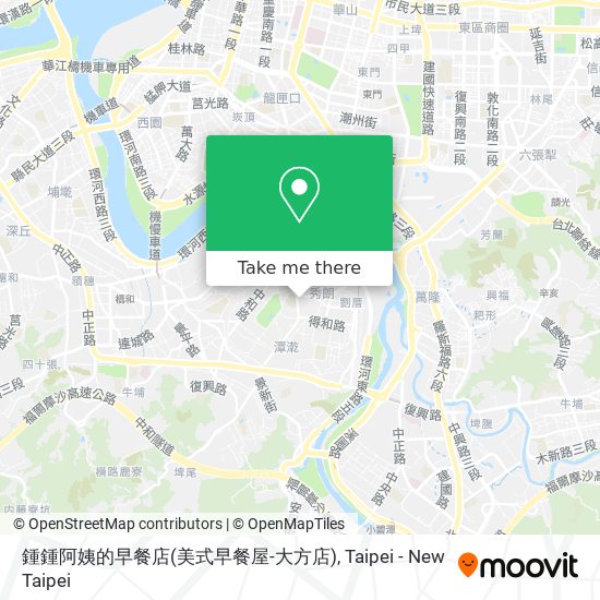 鍾鍾阿姨的早餐店(美式早餐屋-大方店) map