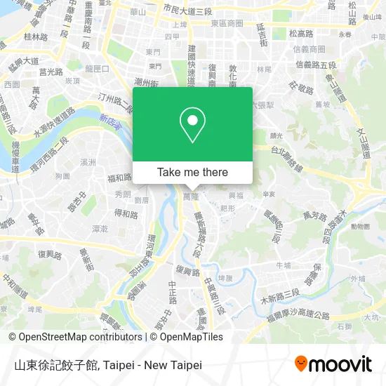 山東徐記餃子館地圖
