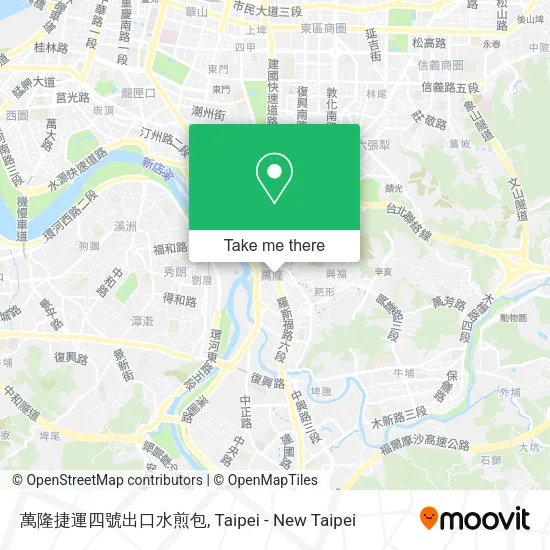 萬隆捷運四號出口水煎包地圖