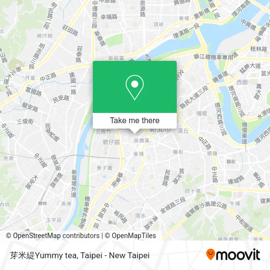 芽米緹Yummy tea map