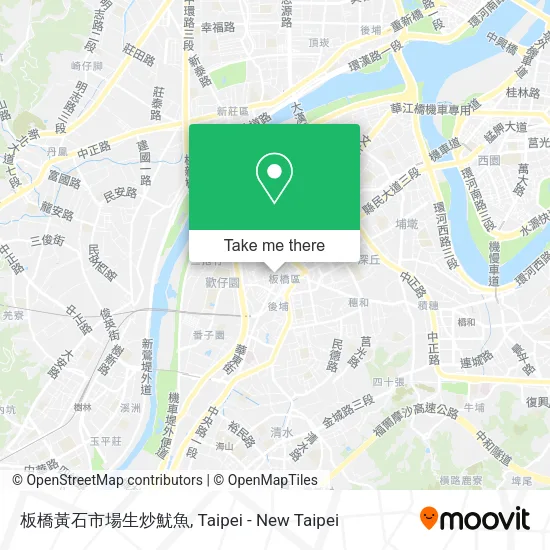 板橋黃石市場生炒魷魚地圖