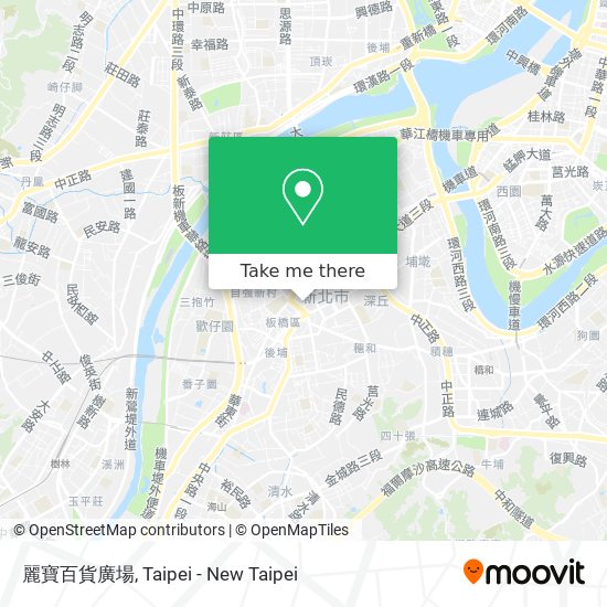 麗寶百貨廣場 map