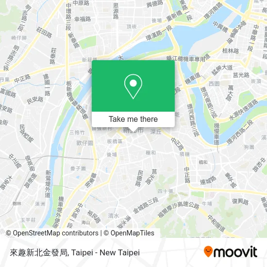 來趣新北金發局地圖