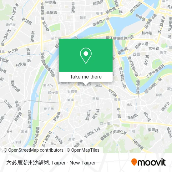 六必居潮州沙鍋粥地圖