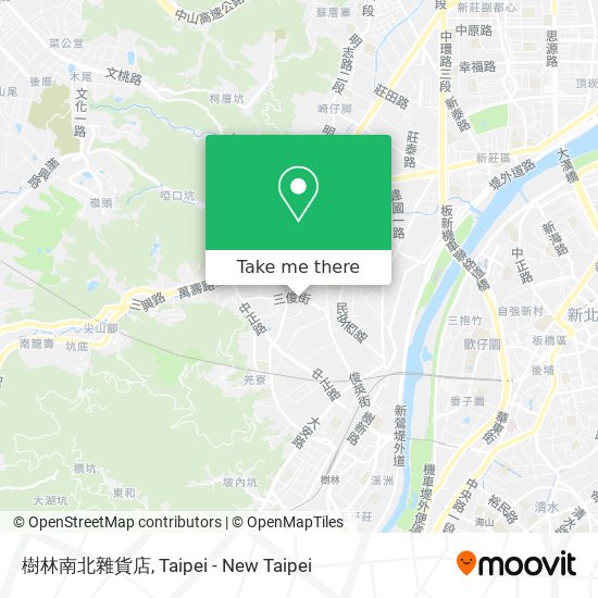 樹林南北雜貨店 map
