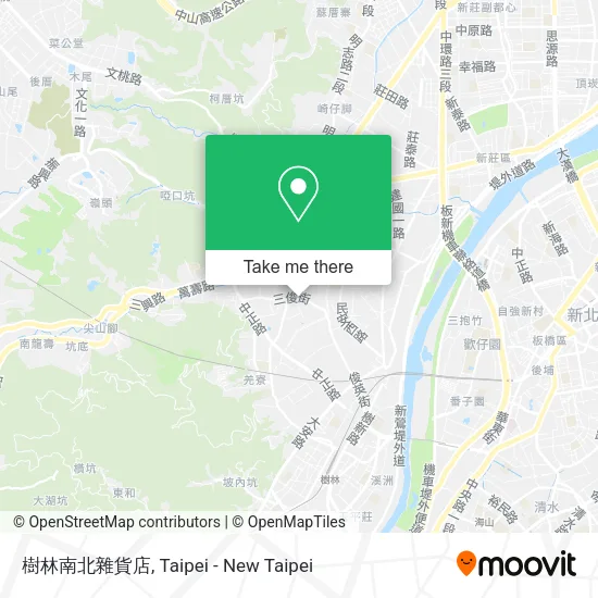 樹林南北雜貨店地圖