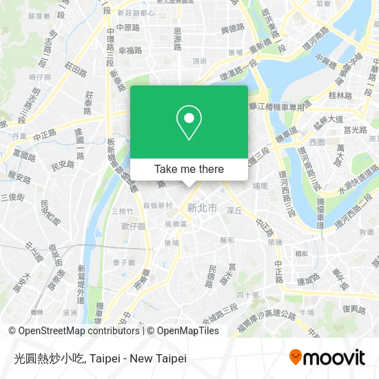 光圓熱炒小吃地圖