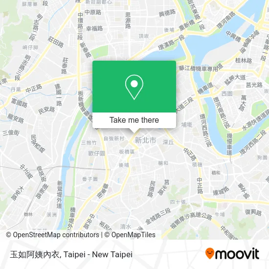 玉如阿姨內衣地圖