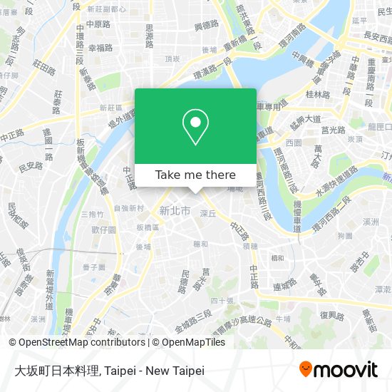 大坂町日本料理 map