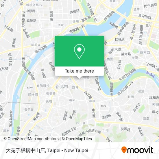 大苑子板橋中山店 map