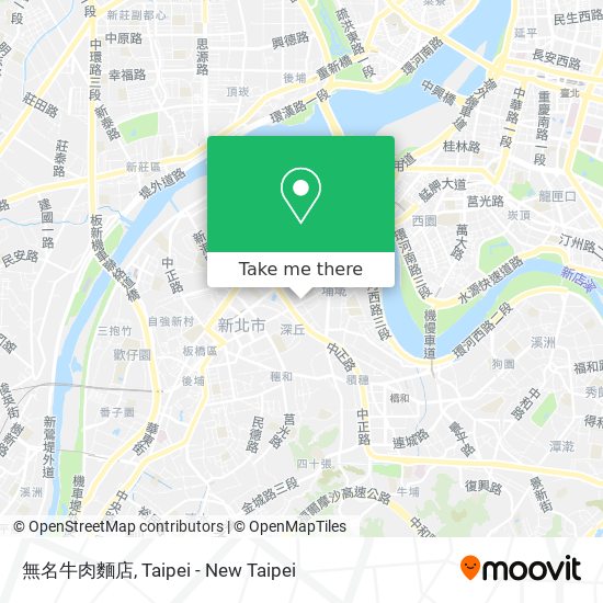 無名牛肉麵店 map