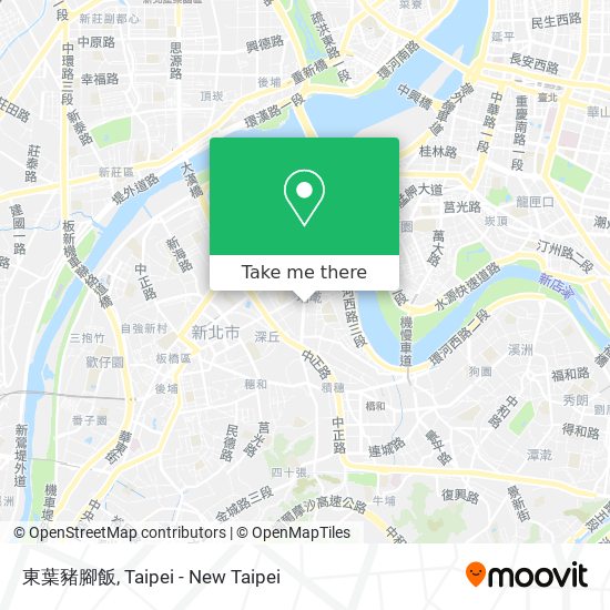 東葉豬腳飯地圖