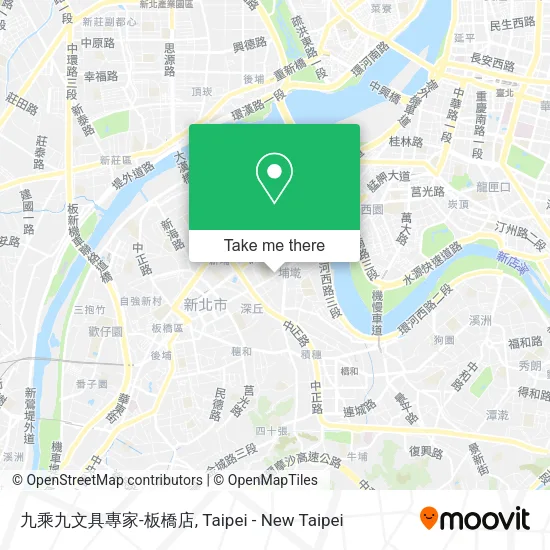 九乘九文具專家-板橋店地圖