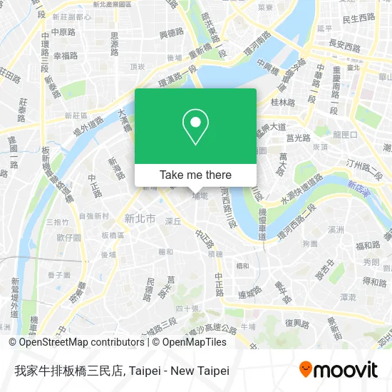 我家牛排板橋三民店地圖