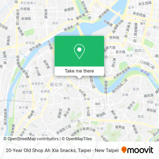 20-Year Old Shop Ah Xia Snacks map