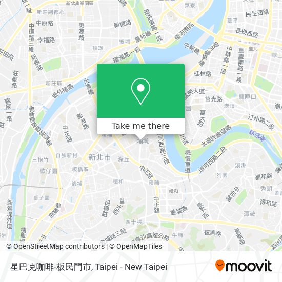 星巴克咖啡-板民門市 map