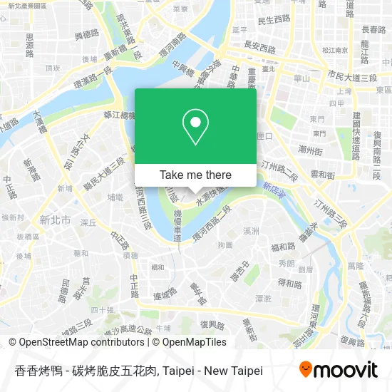 香香烤鴨 - 碳烤脆皮五花肉地圖