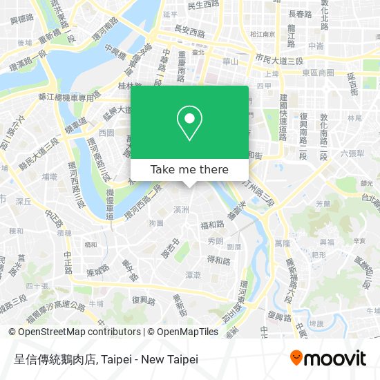 呈信傳統鵝肉店 map