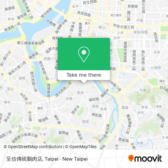 呈信傳統鵝肉店地圖