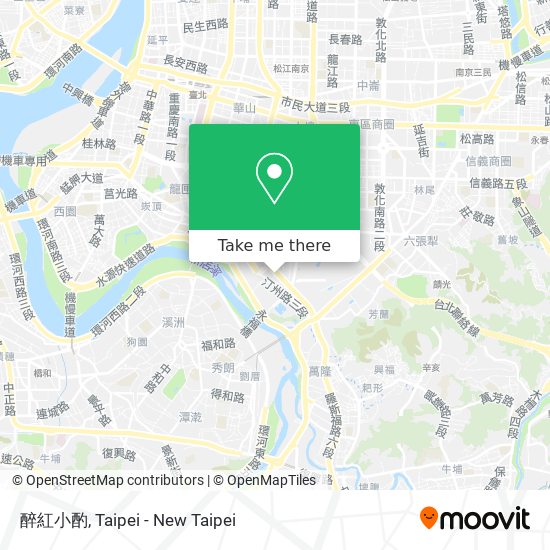 醉紅小酌地圖