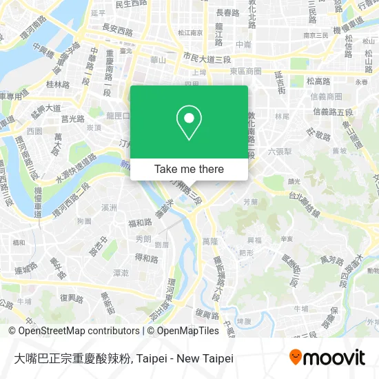 大嘴巴正宗重慶酸辣粉地圖