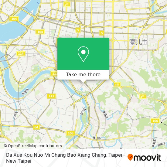 Da Xue Kou Nuo Mi Chang Bao Xiang Chang map