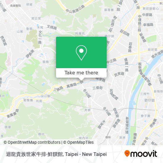 迴龍貴族世家牛排-鮮饌館 map