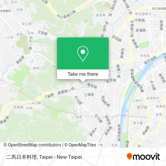 二馬日本料理地圖