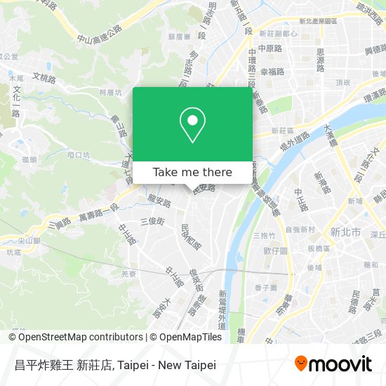 昌平炸雞王 新莊店 map