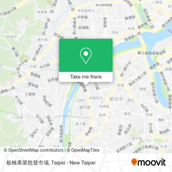 板橋果菜批發市場地圖