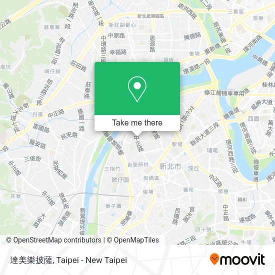 達美樂披薩 map