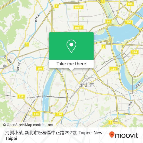 清粥小菜, 新北市板橋區中正路297號 map