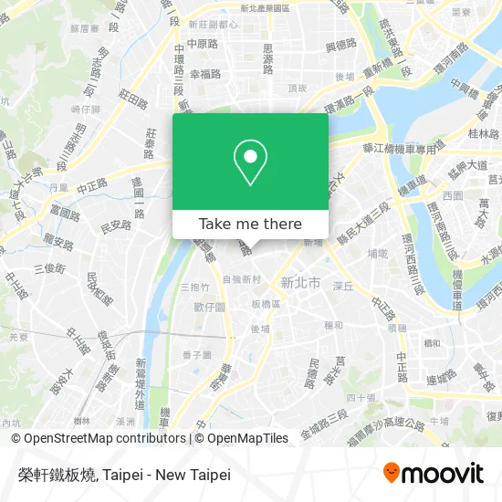 榮軒鐵板燒 map