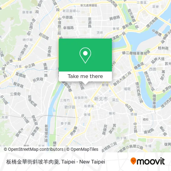 板橋金華街斜坡羊肉羹 map