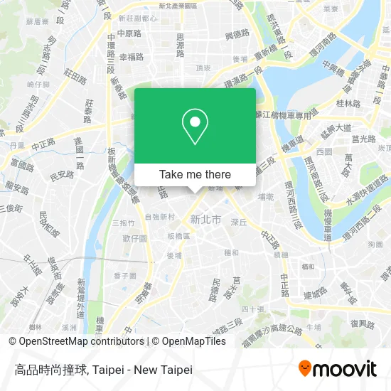 高品時尚撞球地圖