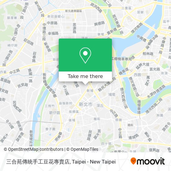 三合苑傳統手工豆花專賣店 map