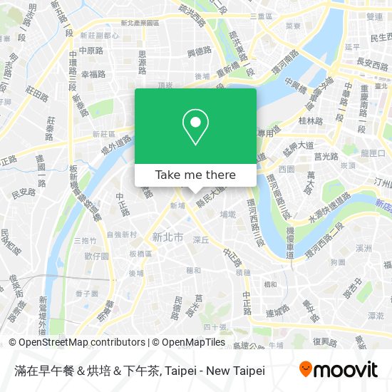 滿在早午餐＆烘培＆下午茶 map